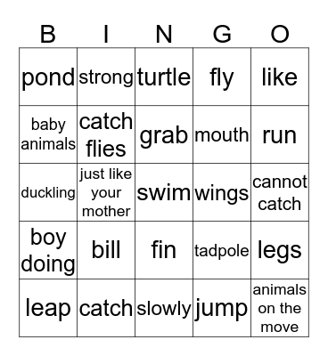 semmul unit 2 Bingo Card