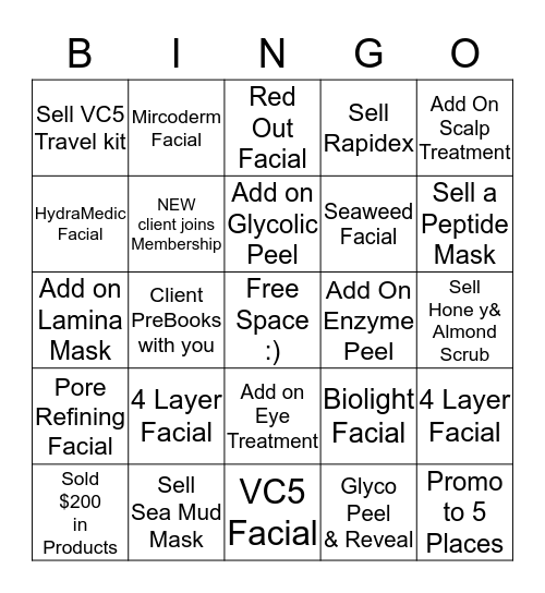 ESTI BINGO! Bingo Card