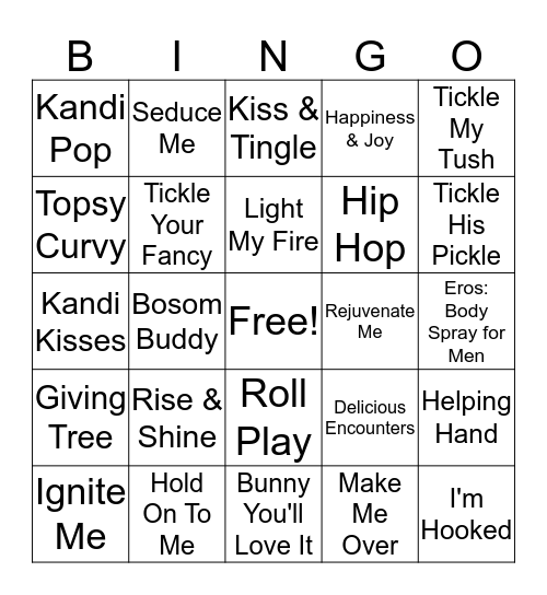 BK Bingo Card