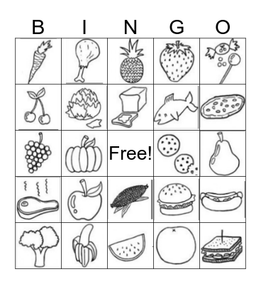 Things Bingo Card