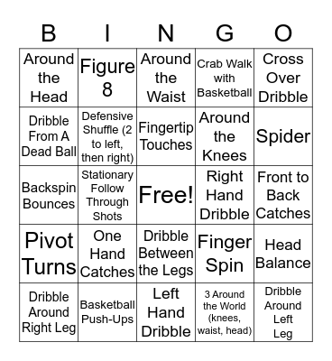 BASKETBALL is AWESOME! Bingo Card