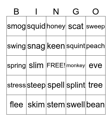 LTR Week 2  Level 4 & 5 Bingo Card