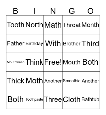 Xavier Bingo Card