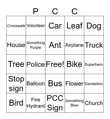 Let's Play Superhero Bingo!  Bingo Card