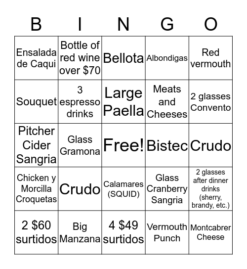 Happy Hump Day Bingo! Bingo Card