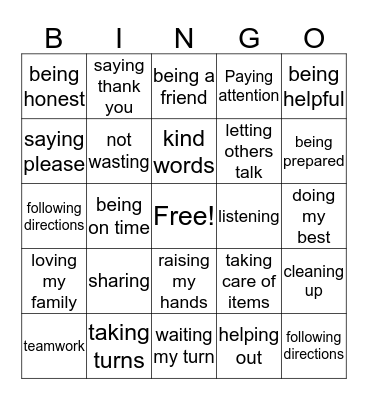 Respect Petals (Magenta & Purple) Bingo Card