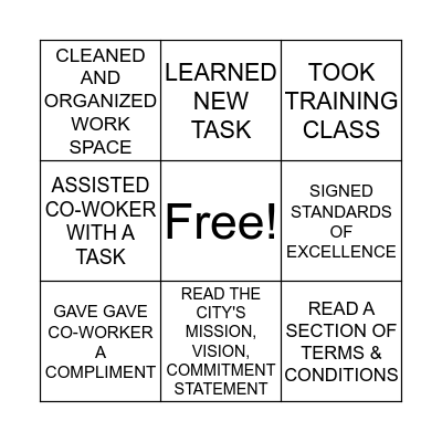 I AM CONNECTED Bingo Card