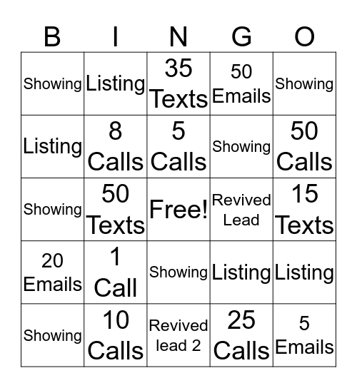 Show your leads LOVE BoomTown Call Night! Bingo Card