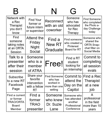 ORTA SOCIAL BINGO Card