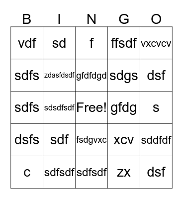 Super Bowl 2018 Bingo Card