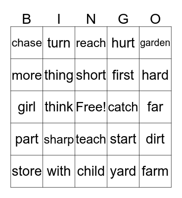 Spectrum 2 19-21 Bingo Card