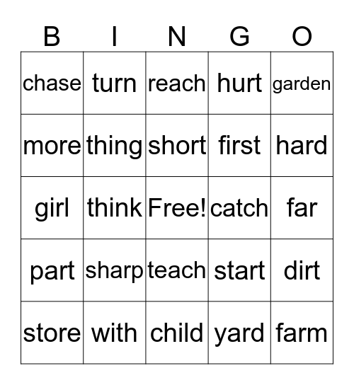 Spectrum 2 19-21 Bingo Card