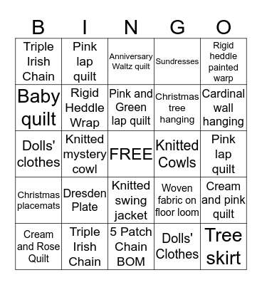 UFO BINGO Card