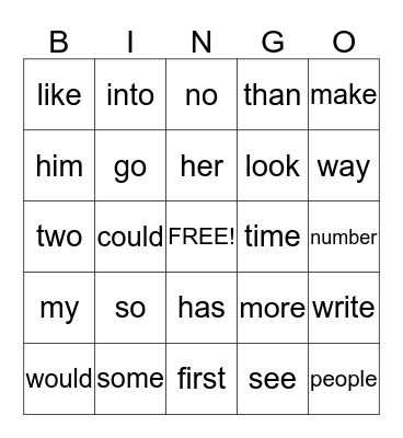 Mellow Yellow 60 - 83 Bingo Card