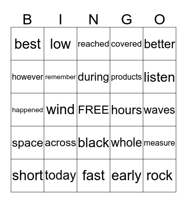 Orange 333 - 356 Bingo Card