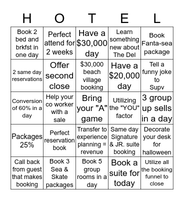 Del-ingo Bingo Card