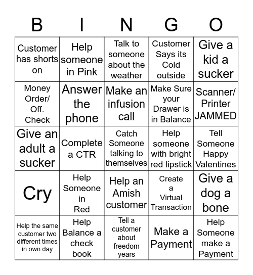 Valentines Day Bingo  Bingo Card