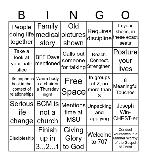 BCM JClark Bingo!!! - screenshot your bingos Bingo Card
