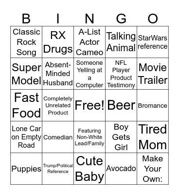 LifeGroup Super Bowl Bingo! Bingo Card