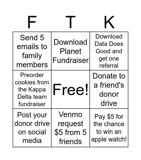 Day of Miracles Bingo Card