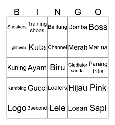 PUNYA HYUNJIN Bingo Card