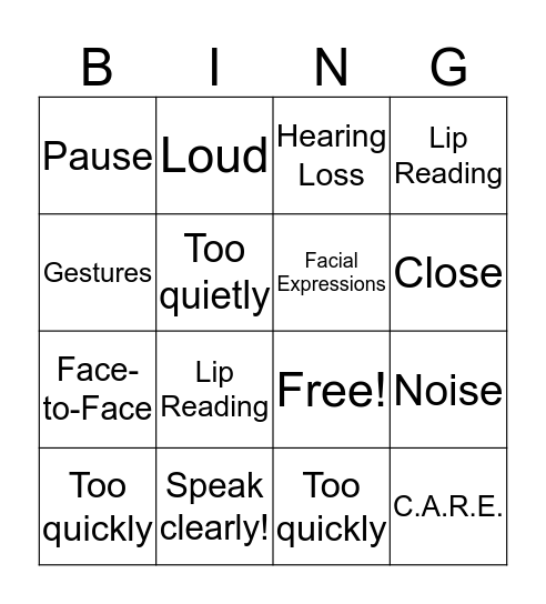 Talking with Difficult Talkers Bingo Card