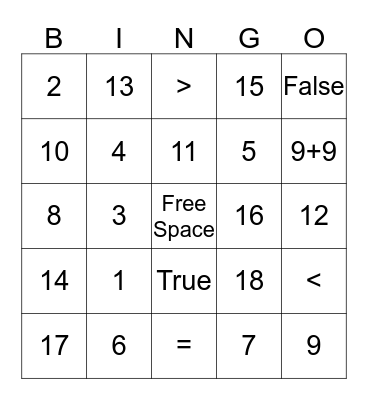 Valentine's Day Bingo! Bingo Card