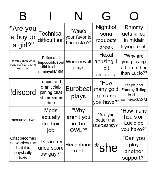Rammy_OW Bingo Card