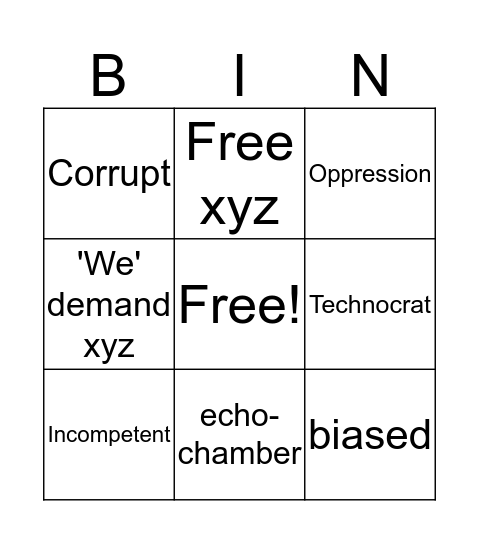 LoTC Bingo Card Bingo Card