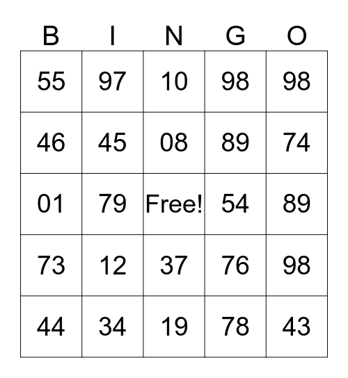 MPW IS FUN! Bingo Card