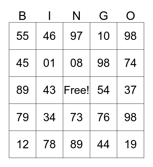 MPW IS FUN! Bingo Card