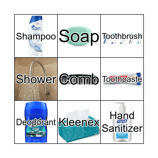 Hygiene Bingo! Bingo Card