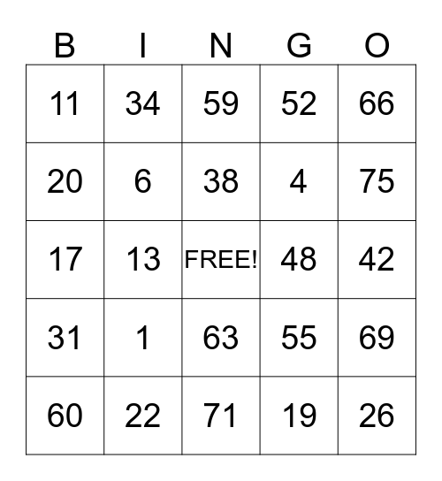 Torrance PBS: 2013 National Customer Service Week Bingo Card