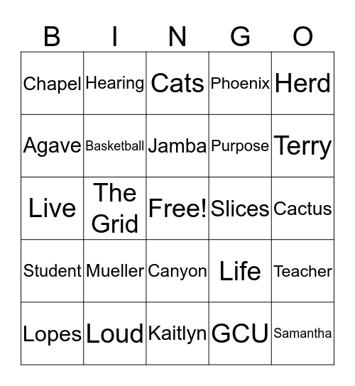 ASLopes Bingo Card