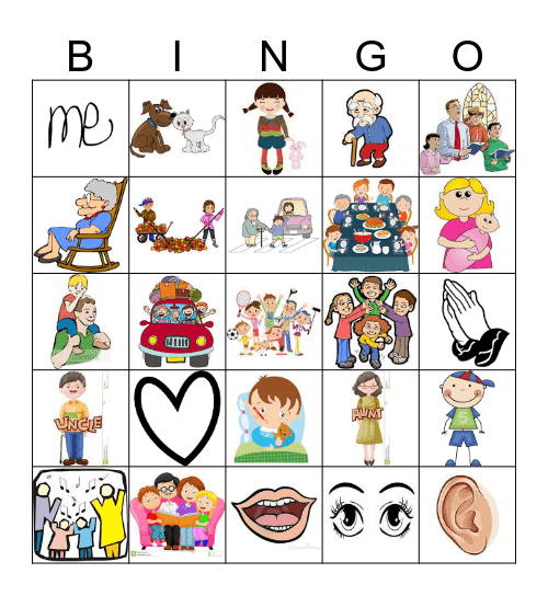 FAMILY Bingo Card