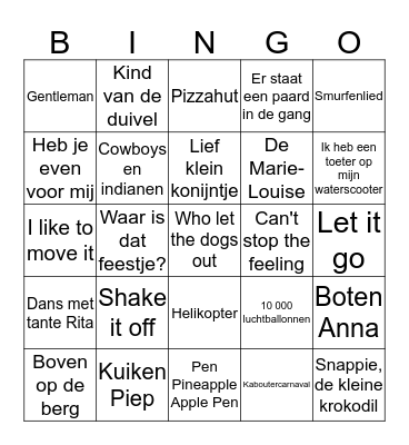CARNAVALBINGO Card