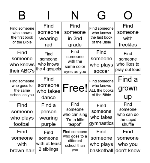 Big City Nights BINGO  Bingo Card