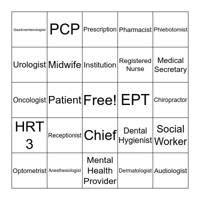 HIP Week Bingo Card