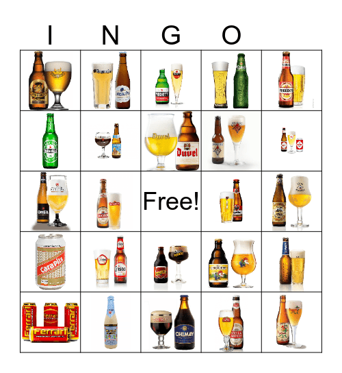 Bier is best wel lekker! Bingo Card