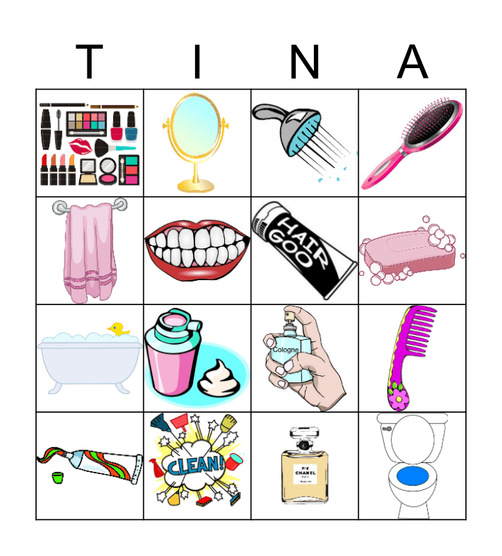 LA RUTINA DIARIA Bingo Card