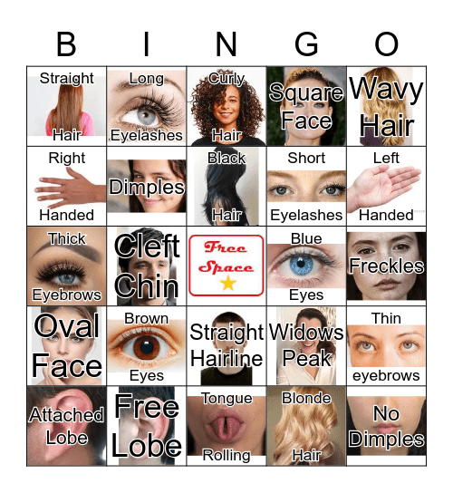 Genetics Bingo Card