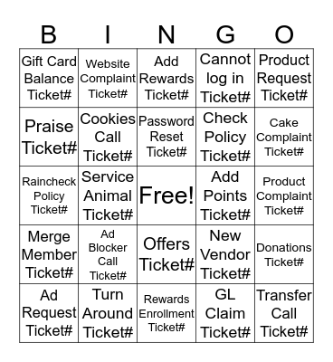 Empathy Olympic BINGO Card