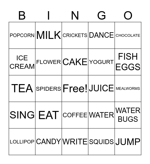 YD2 Bingo Card