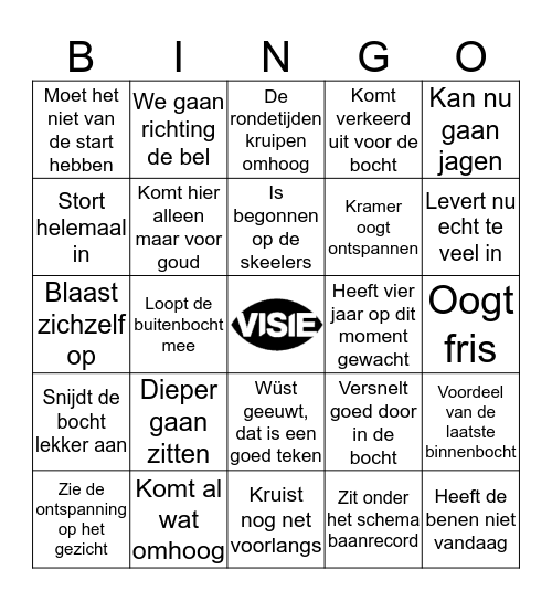 Visie  Bingo Card