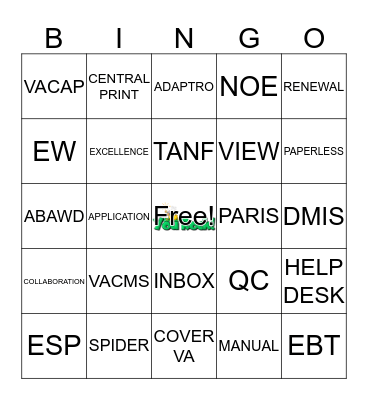 FSB LINGO BINGO Card