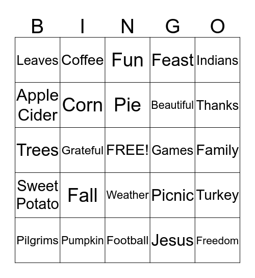 050- Five in a Row! Bingo Card