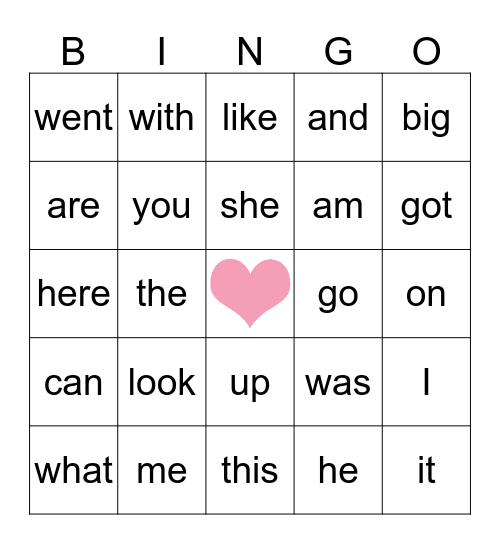 HAPPY VALENTINE'S DAY! Bingo Card