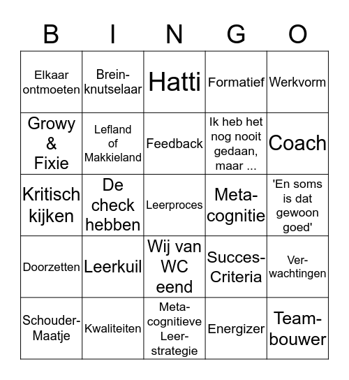 Bazalt Bingo Card