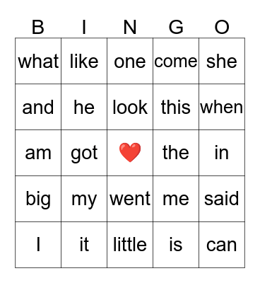 HAPPY VALENTINE'S DAY! Bingo Card