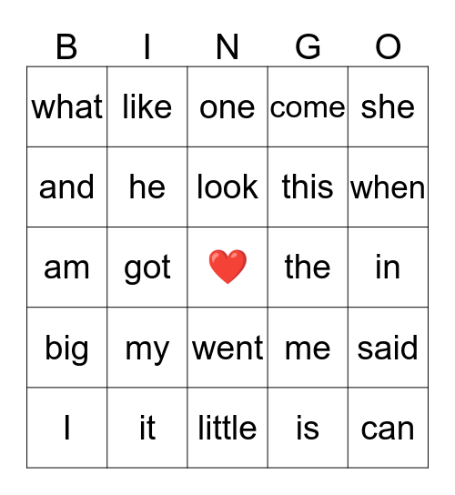 HAPPY VALENTINE'S DAY! Bingo Card